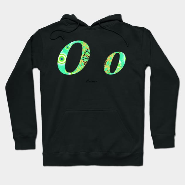 Omicron Greek Alphabet Hoodie by joancaronil